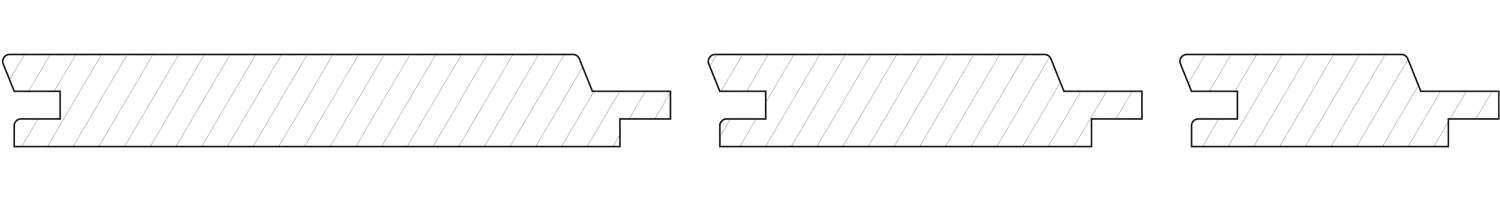 Muster VARIO HORIZONTAL FICHTE - Grau Kontrast